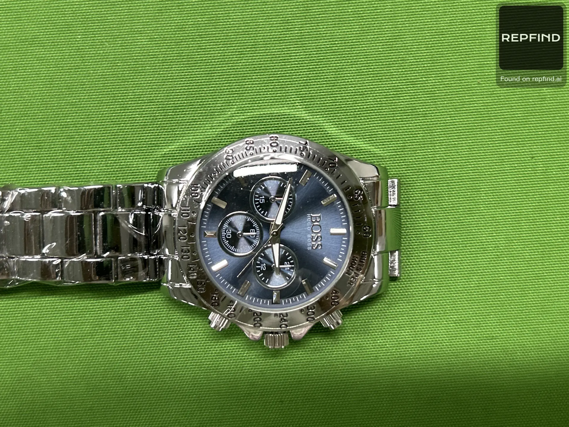 Three Subdial Steel Bracelet Dress Watch -4
