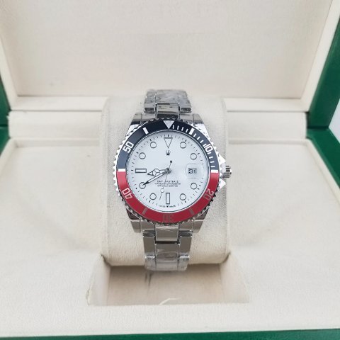 Two Color Bezel Steel Bracelet