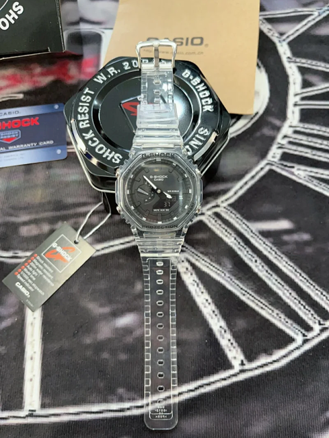 Dark Sport Watch with Silicone
