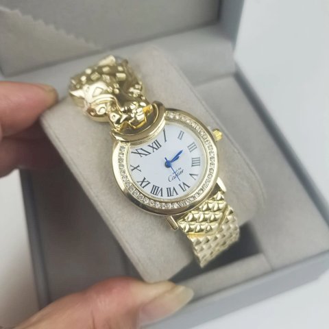 Gold Tone Roman Dial Bracelet 