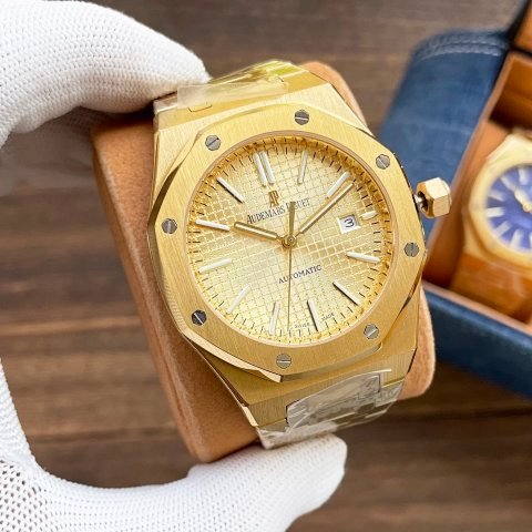 Gold Tone Octagonal Bezel Brac