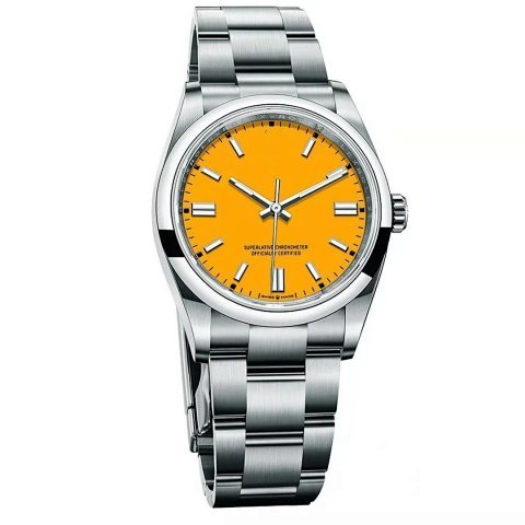 Bright Color Dial Steel Bracel
