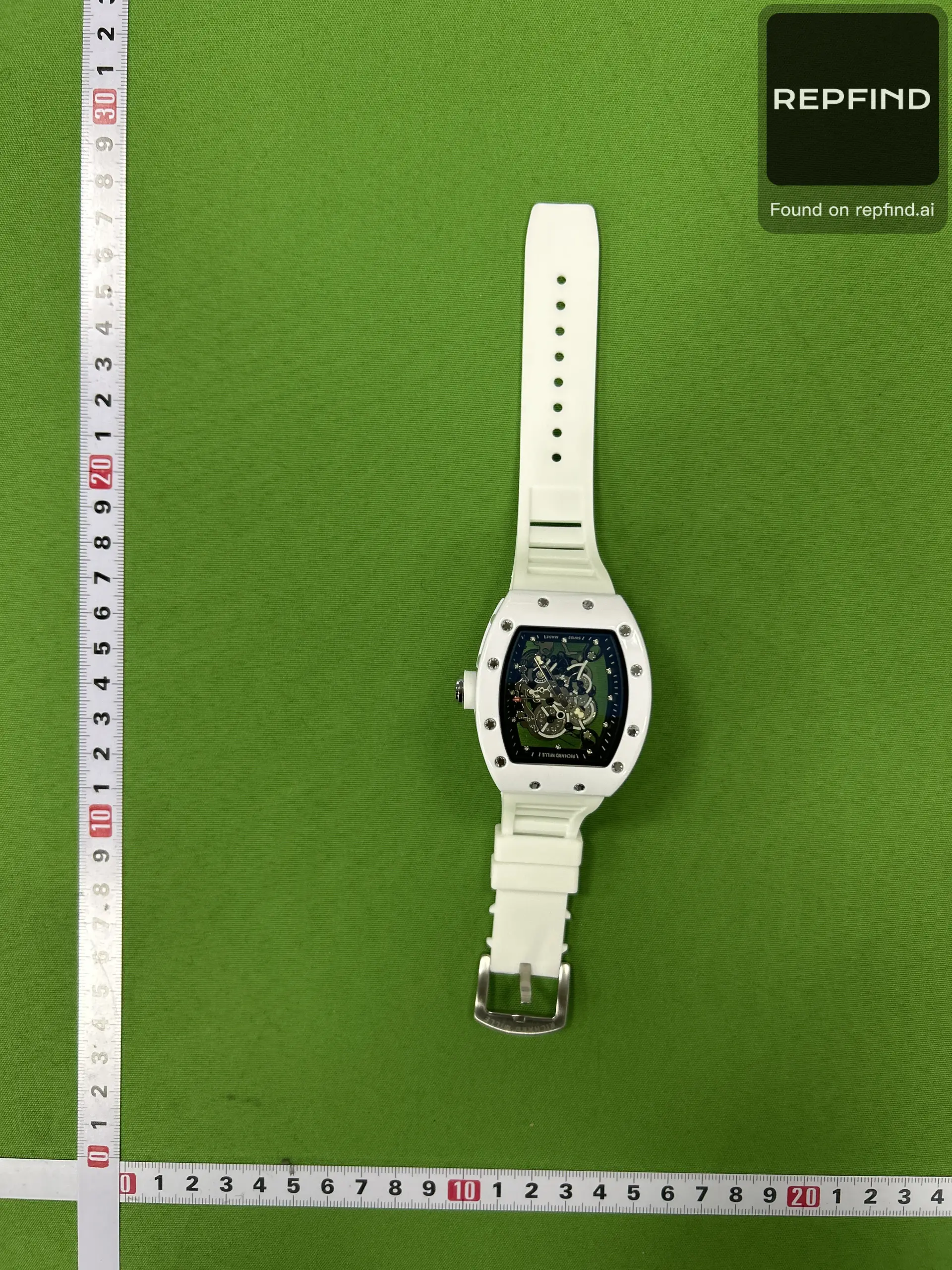 White Strap Skeleton Watch Collection -3