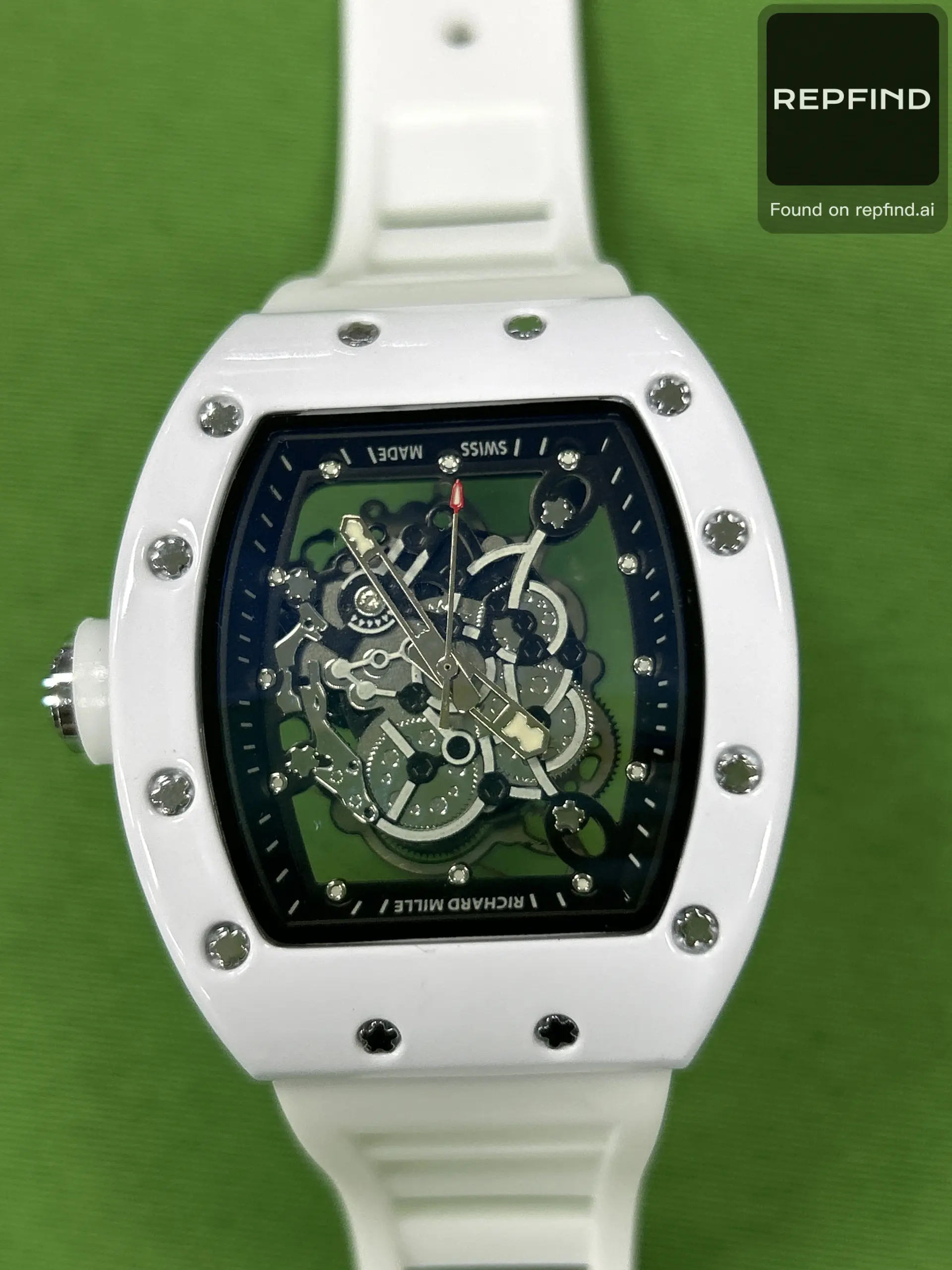 White Strap Skeleton Watch Collection -2