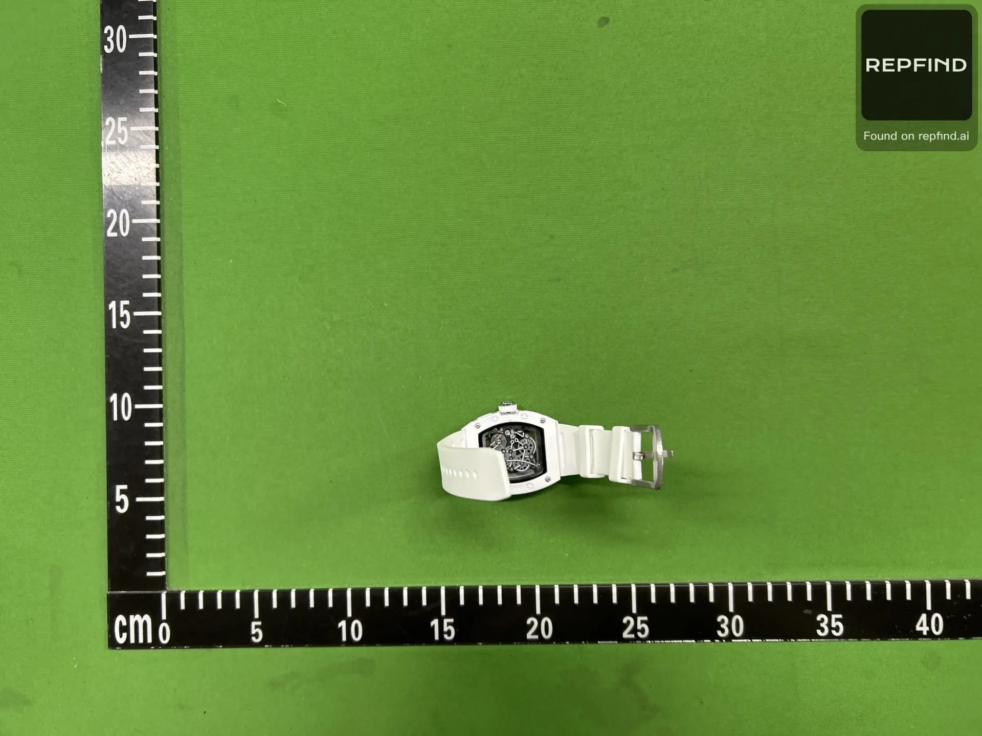 White Strap Skeleton Watch Collection -5