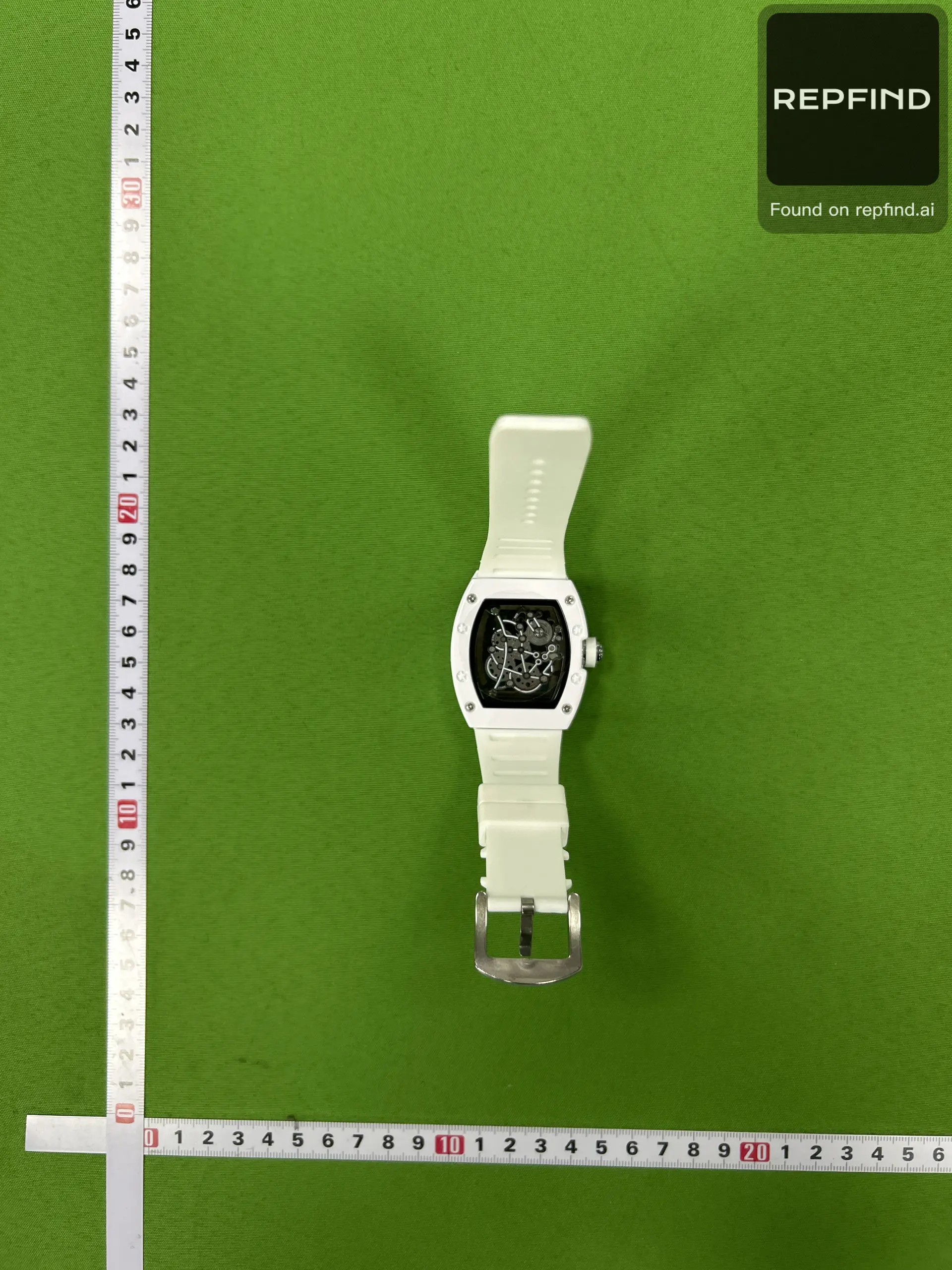 White Strap Skeleton Watch Collection -6