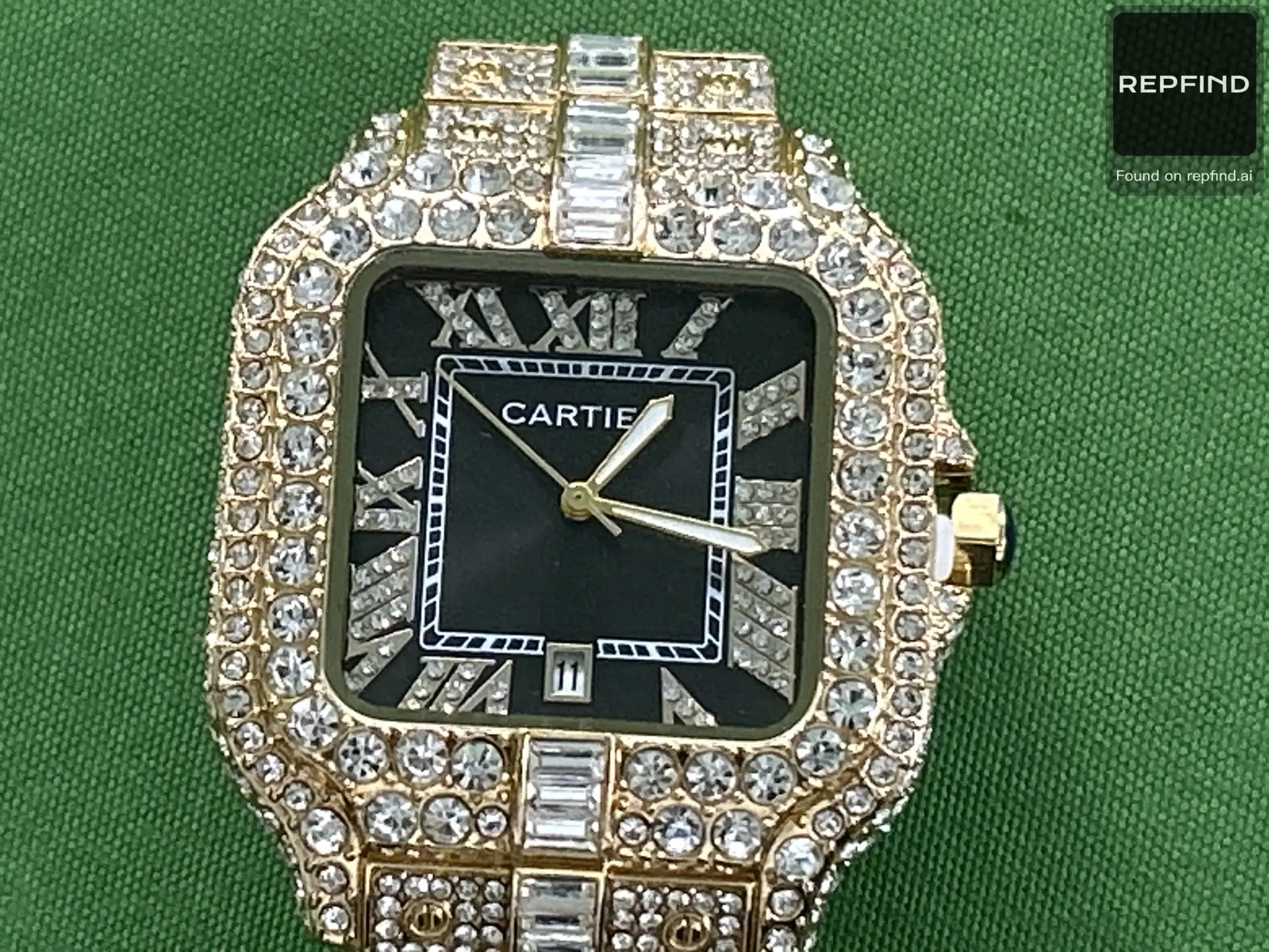 Crystal Set Square Watch Collection -2