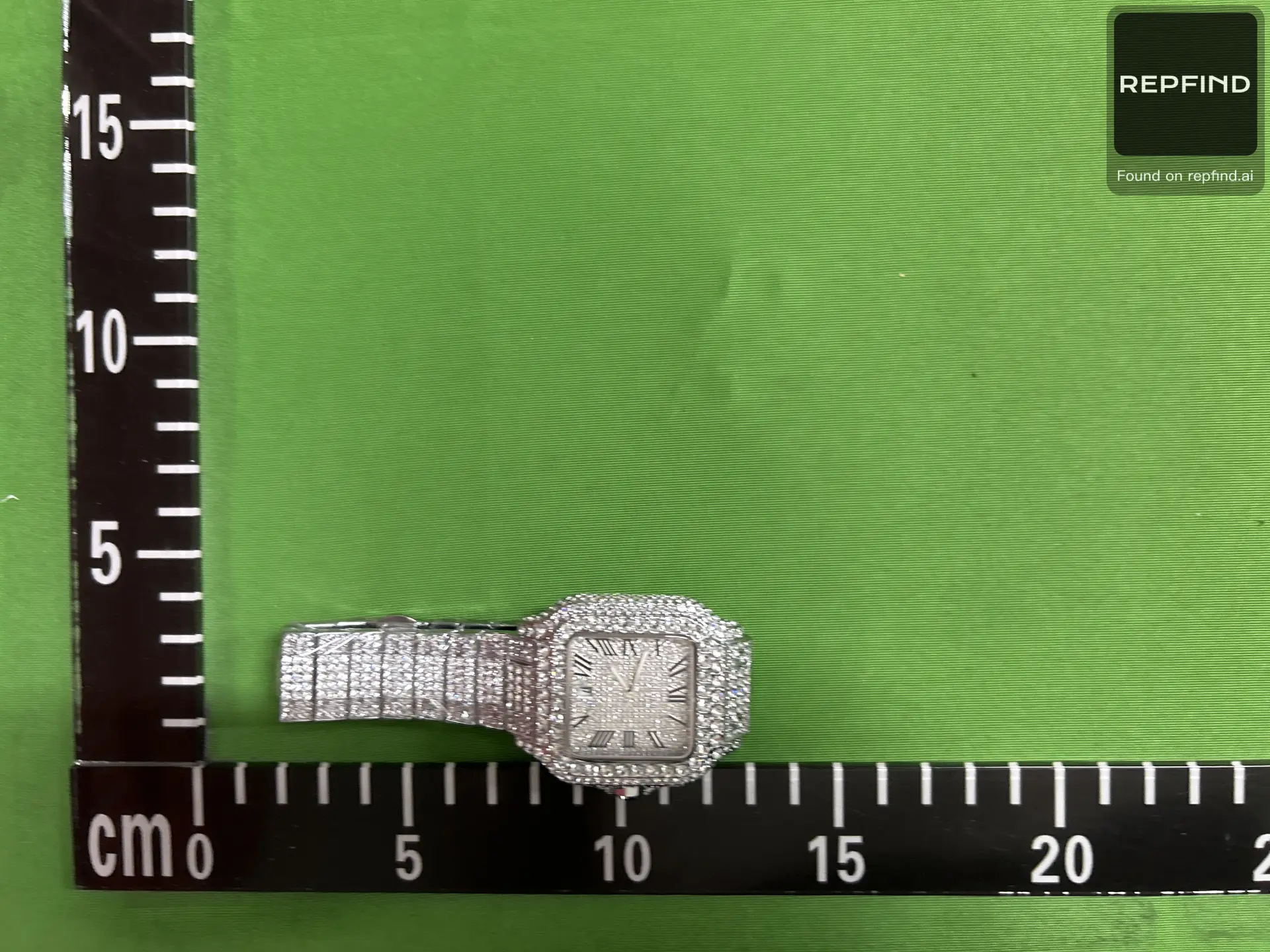 Crystal Set Square Watch Collection -4