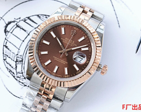 Two Tone Fluted Bezel Watch Co