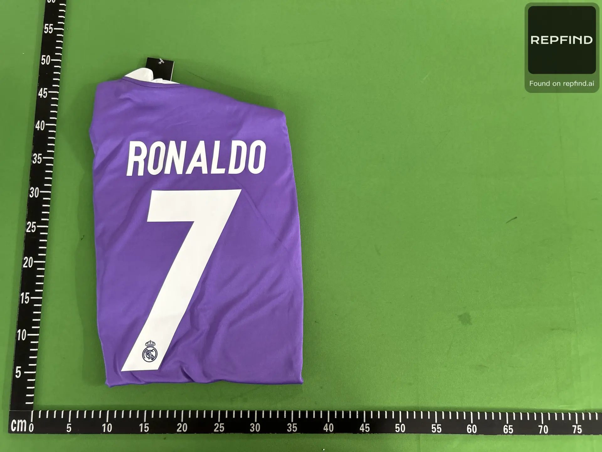 Real Madrid Retro No. 7 Football Jersey 5