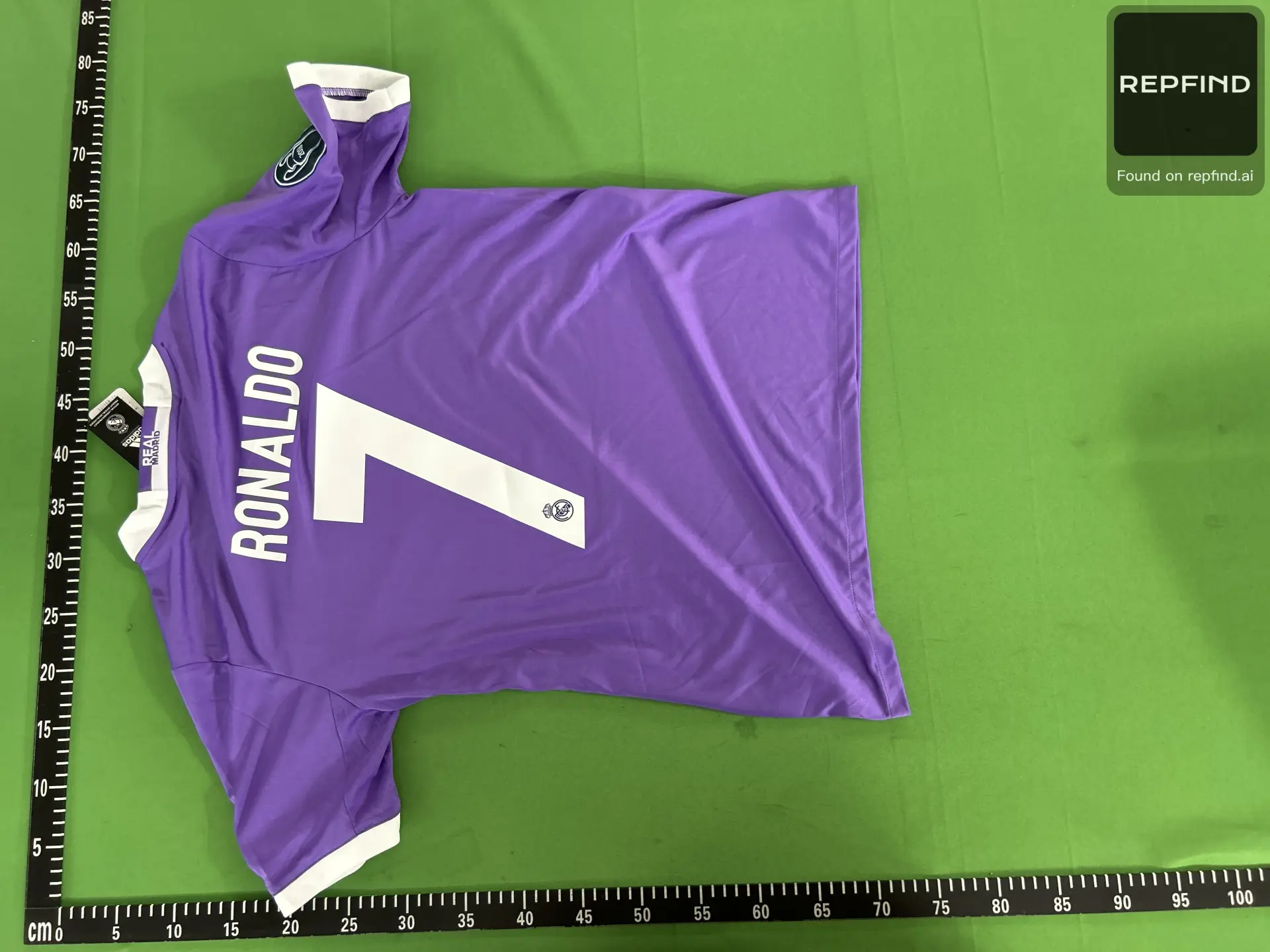 Real Madrid Retro No. 7 Football Jersey 6