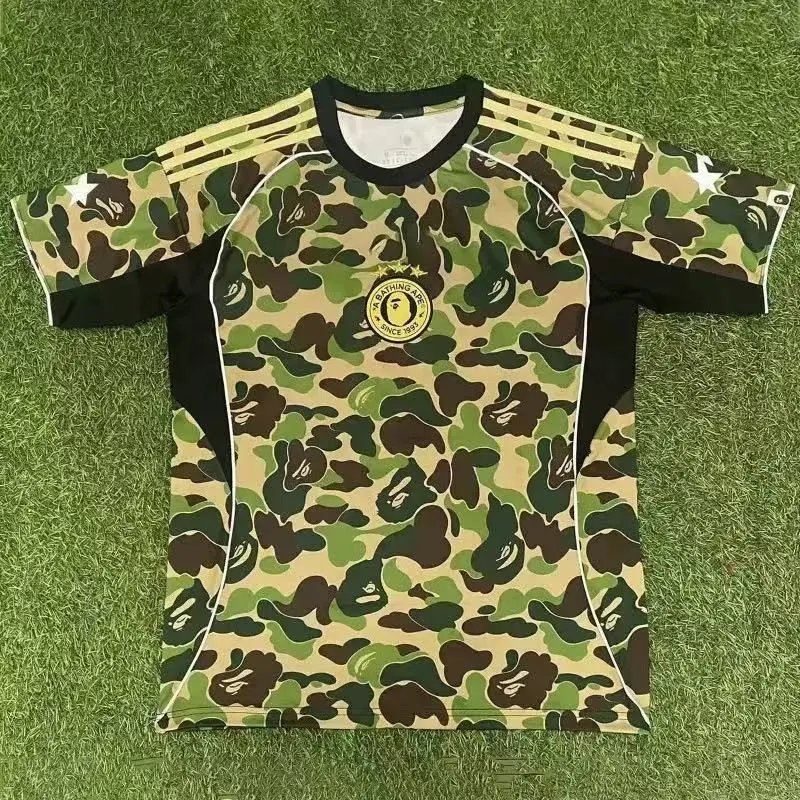 Camouflage Short Sleeve Footba
