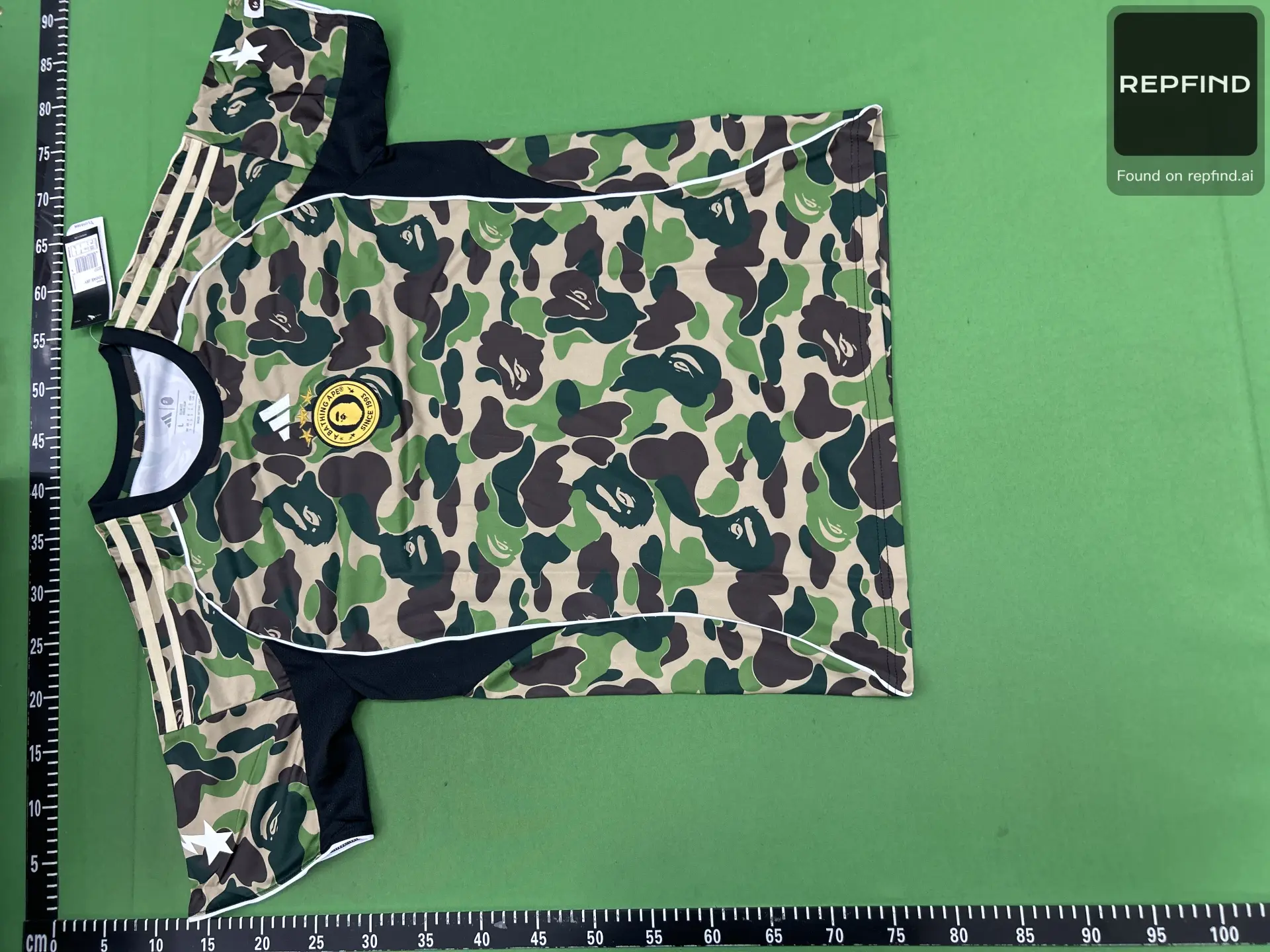 Camouflage Short Sleeve Football Jersey 3
