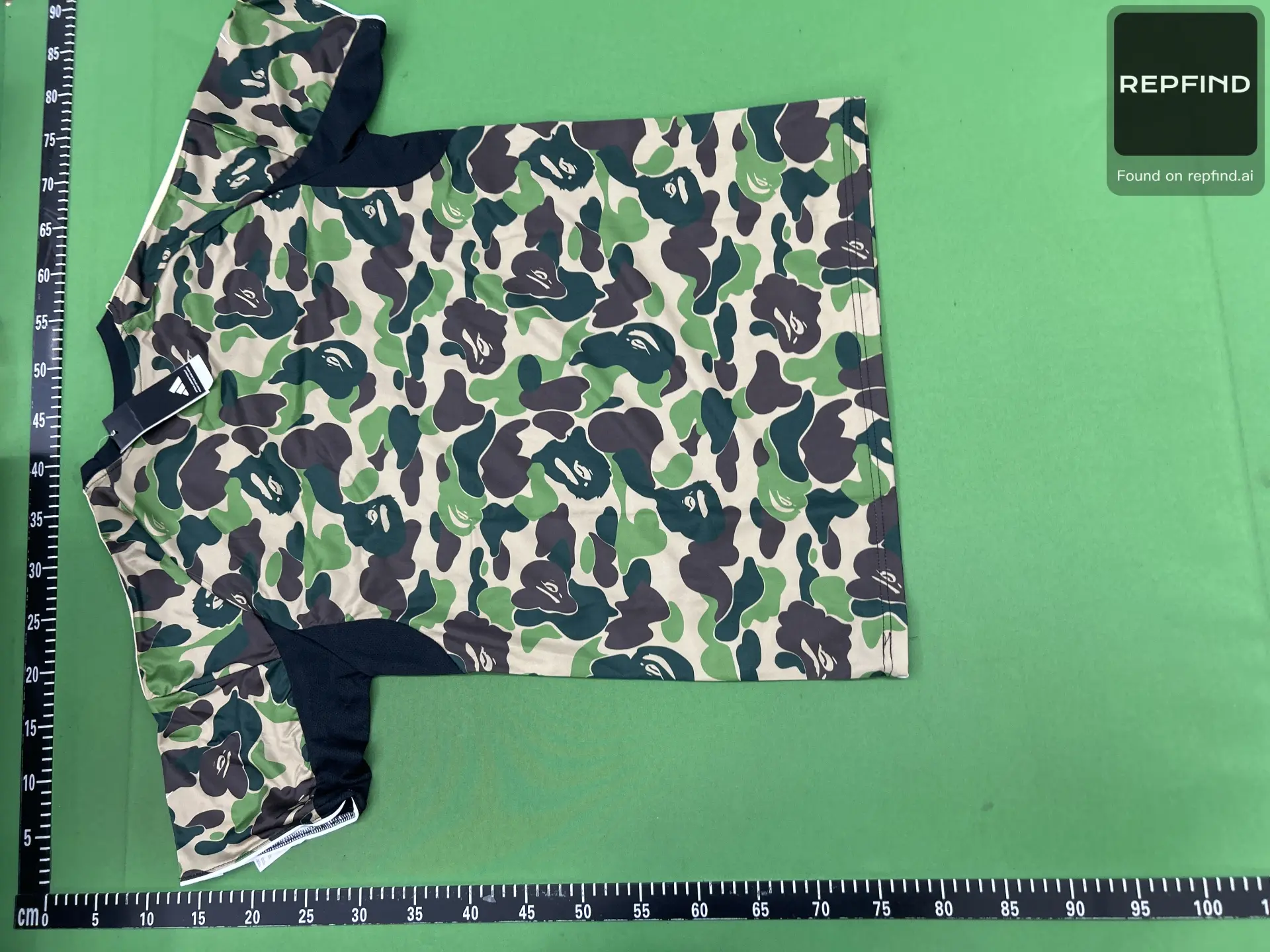Camouflage Short Sleeve Football Jersey 4