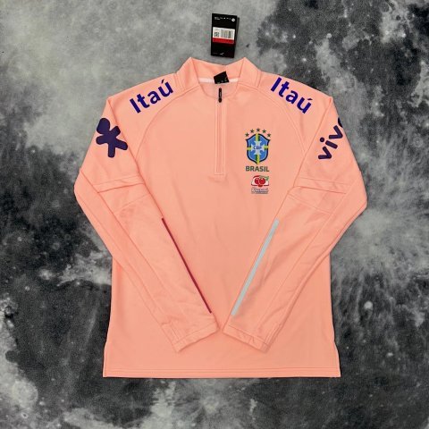 Brazil Long Sleeve Football Training Top 2