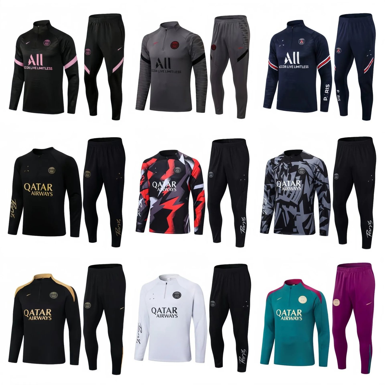 PSG Half-Zip Football Training