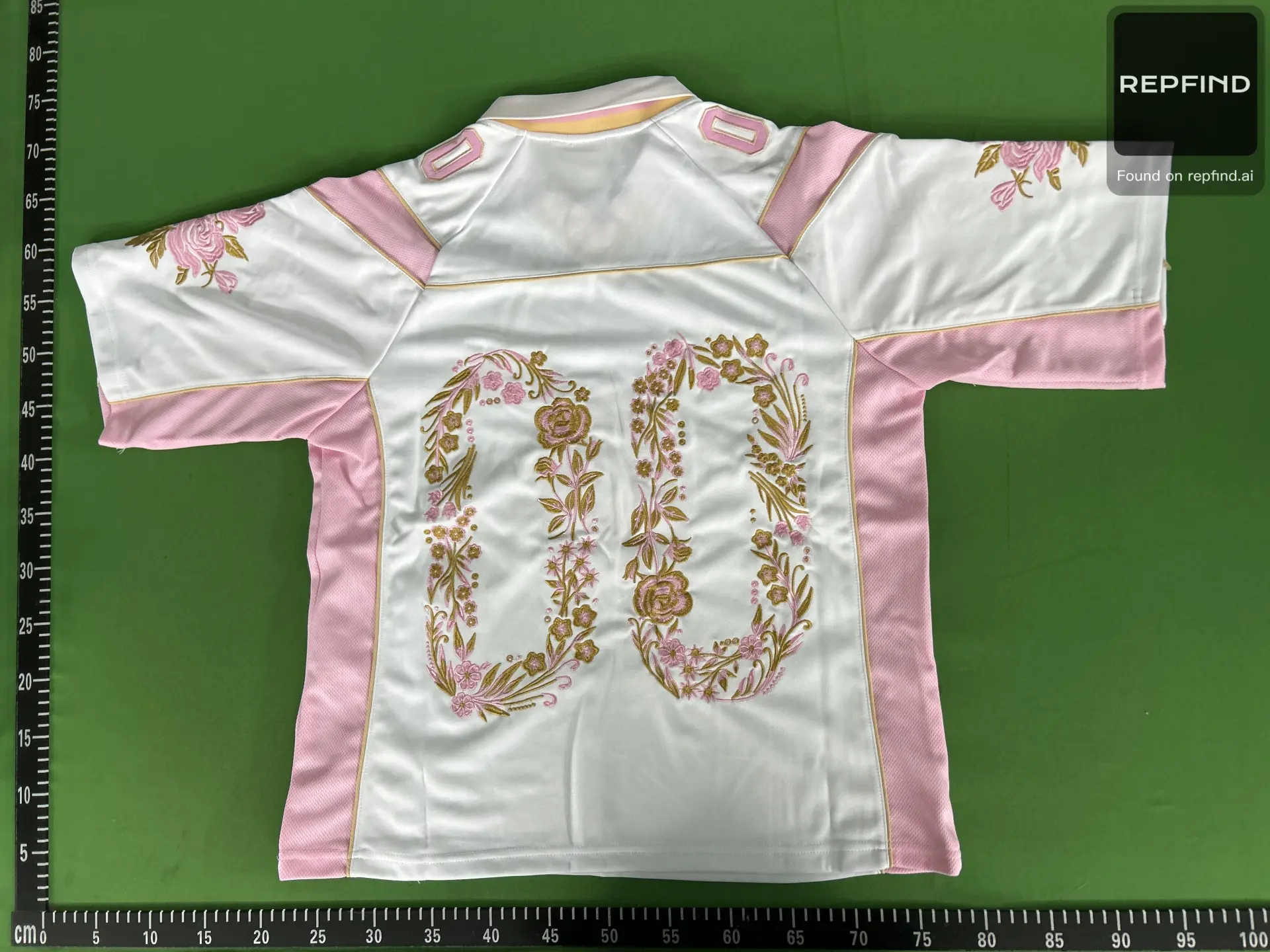 Floral Embroidered Short Sleeve Jersey 2