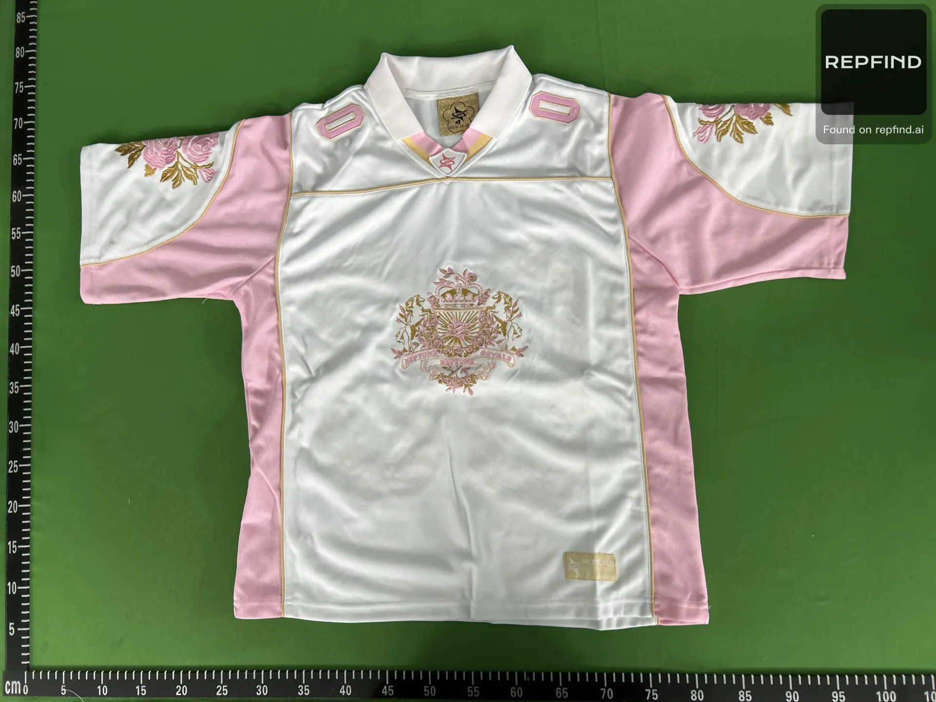 Floral Embroidered Short Sleeve Jersey 3