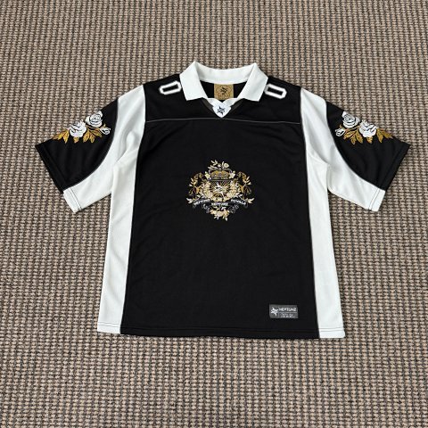 Floral Embroidered Short Sleeve Jersey 7