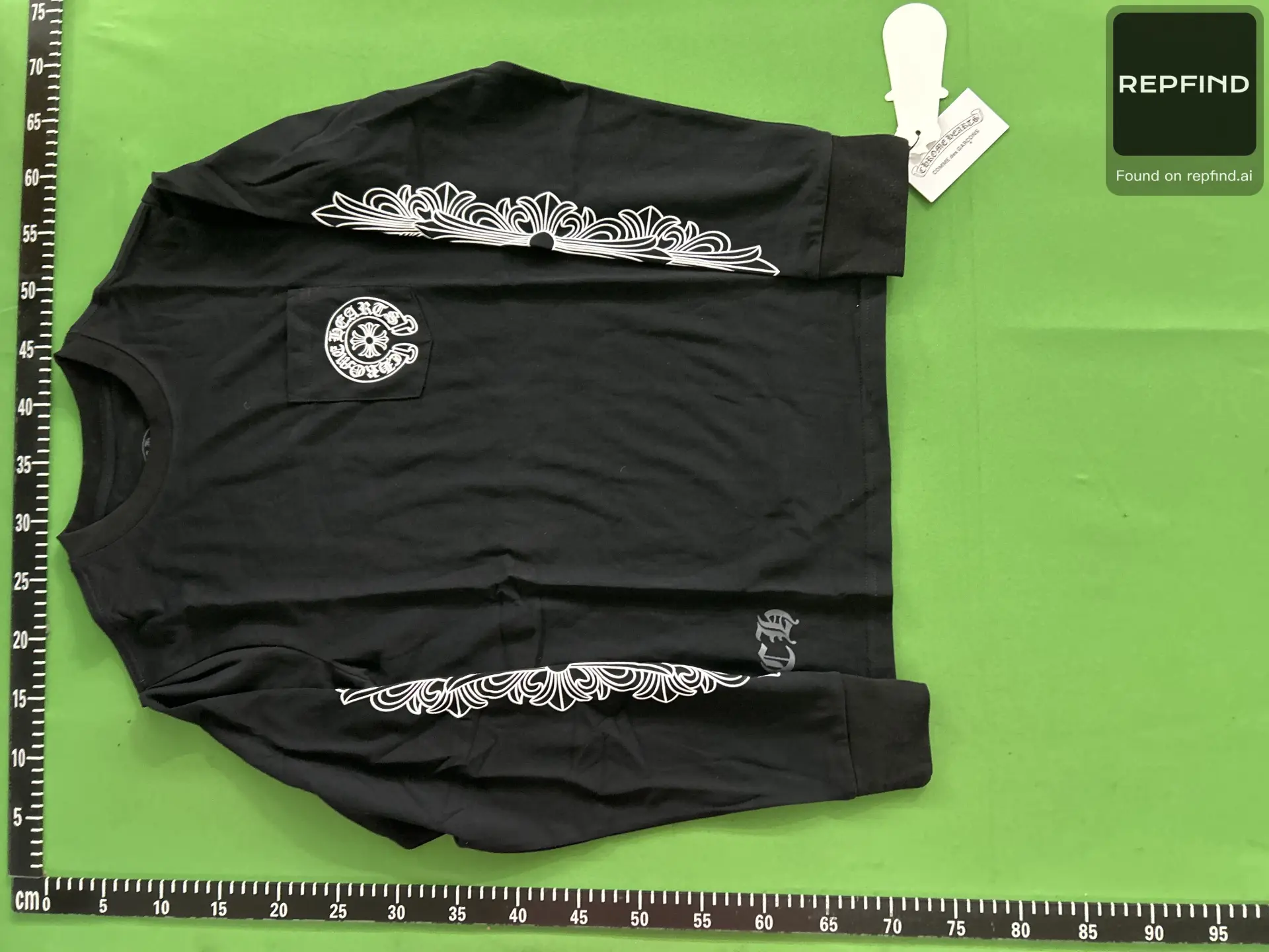 Cross Graphic Long Sleeve T-Shirt -2