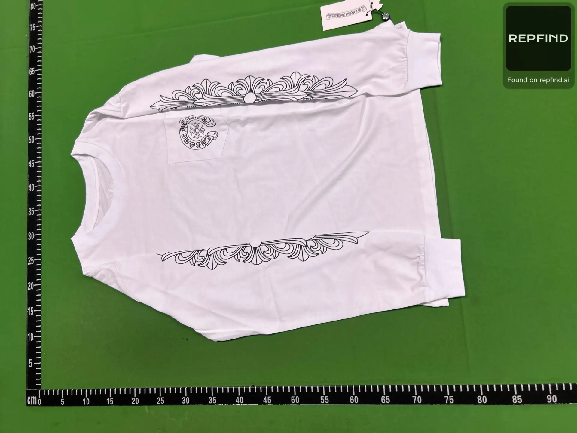 Cross Graphic Long Sleeve T-Shirt -5