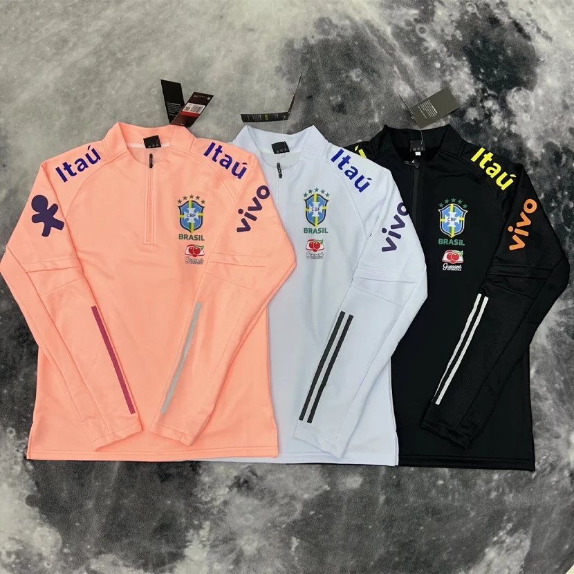 Brazil Long Sleeve Football Tr
