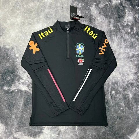 Brazil Long Sleeve Football Training Top -6