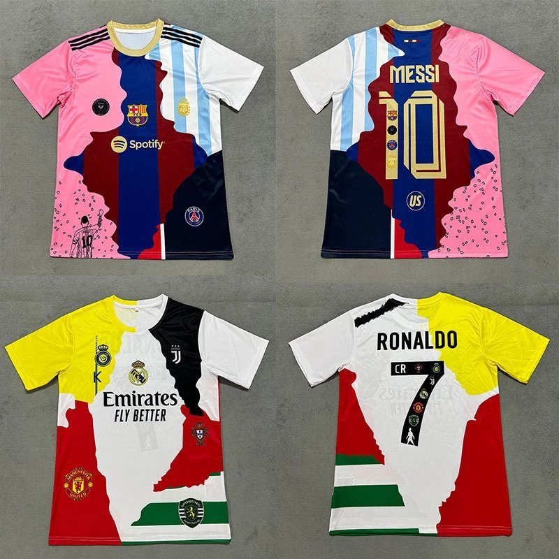 Ronaldo and Messi Football Jer