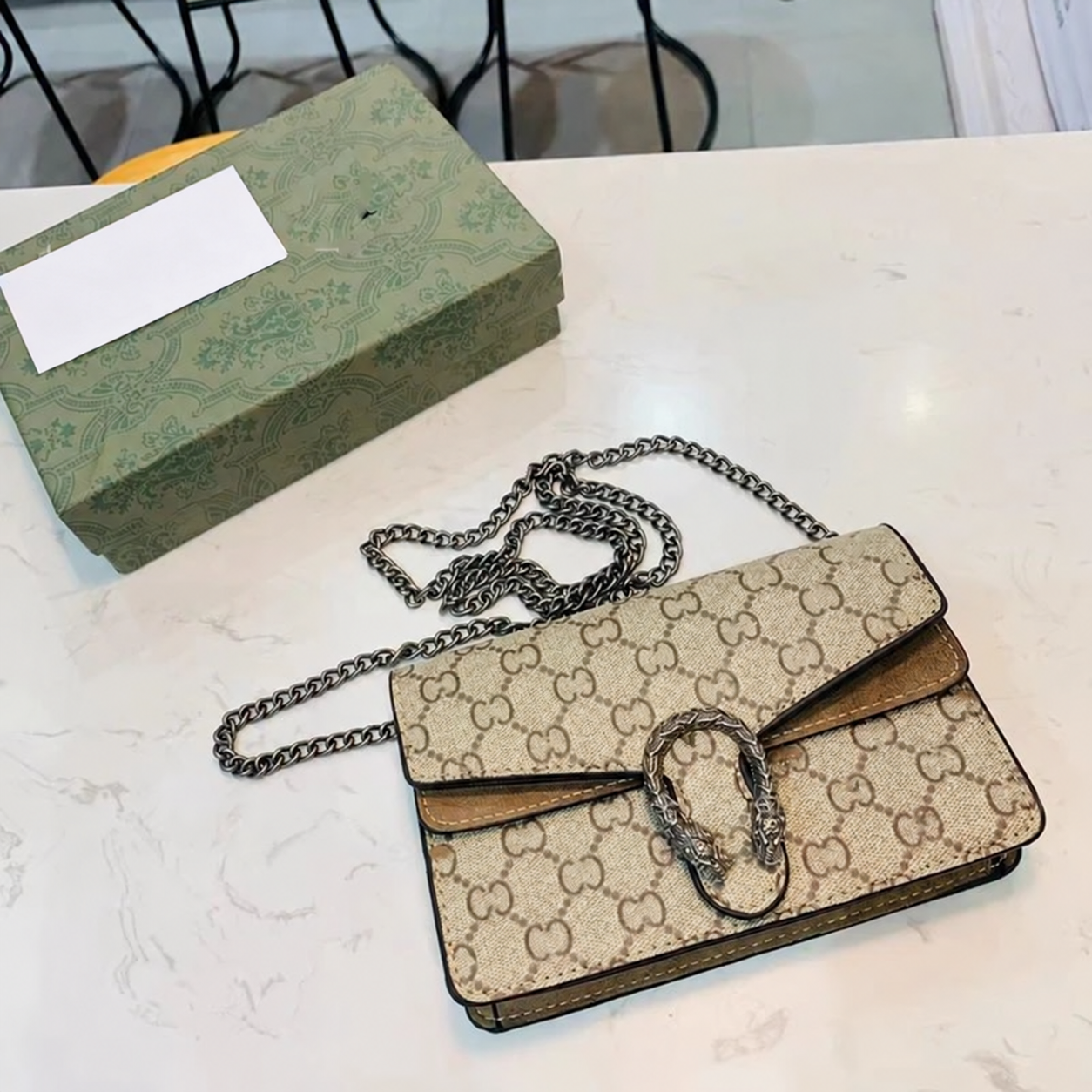 Mini Monogram Chain Shoulder B