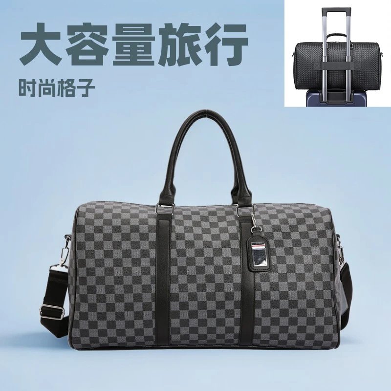 Large Capacity Checkered Trave