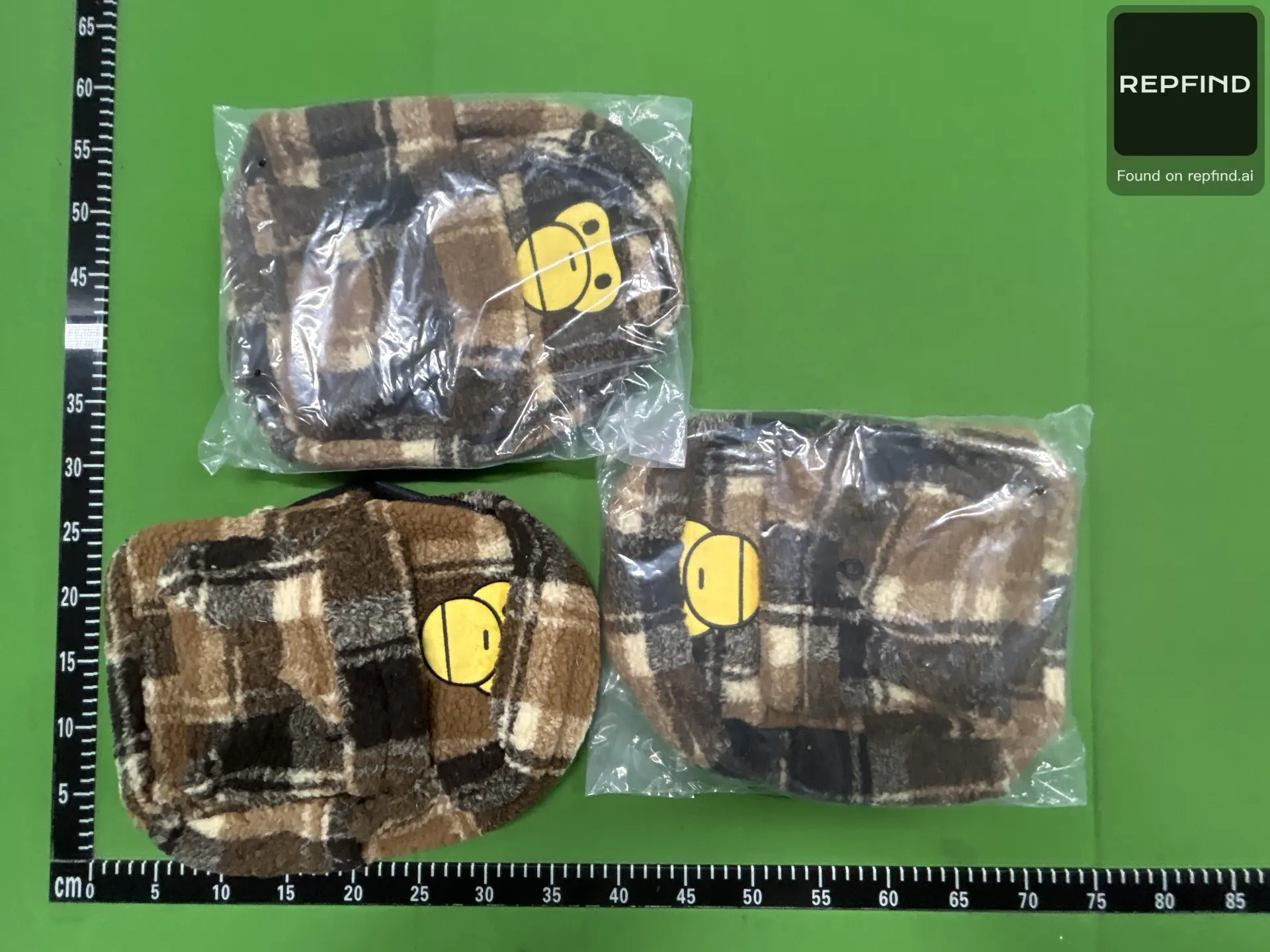 Plaid Plush Monkey Backpack -2