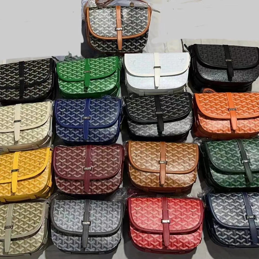 Patterned Saddle Messenger Bag