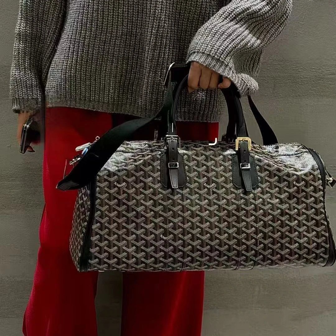 Goyard Patterned Travel Duffel