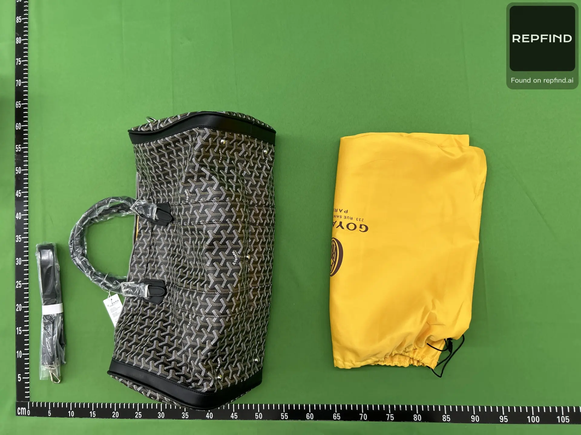 Goyard Patterned Travel Duffel Bag -4