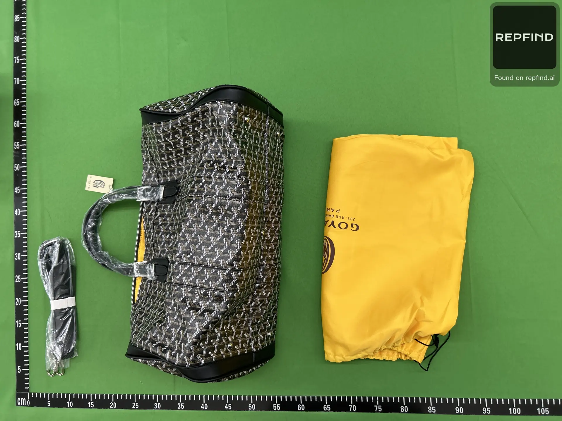Goyard Patterned Travel Duffel Bag -6