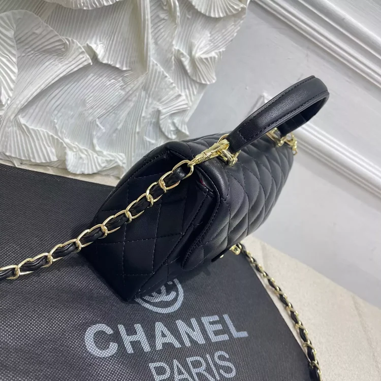 Quilted Top Handle Chain Bag 88345 -6