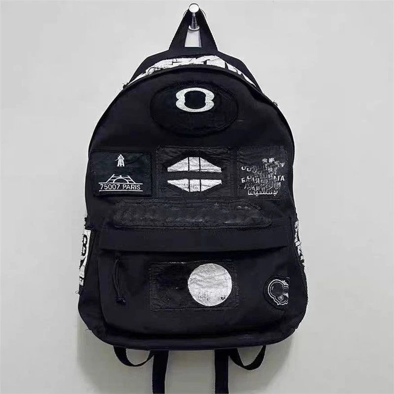 Distressed Patch Backpack