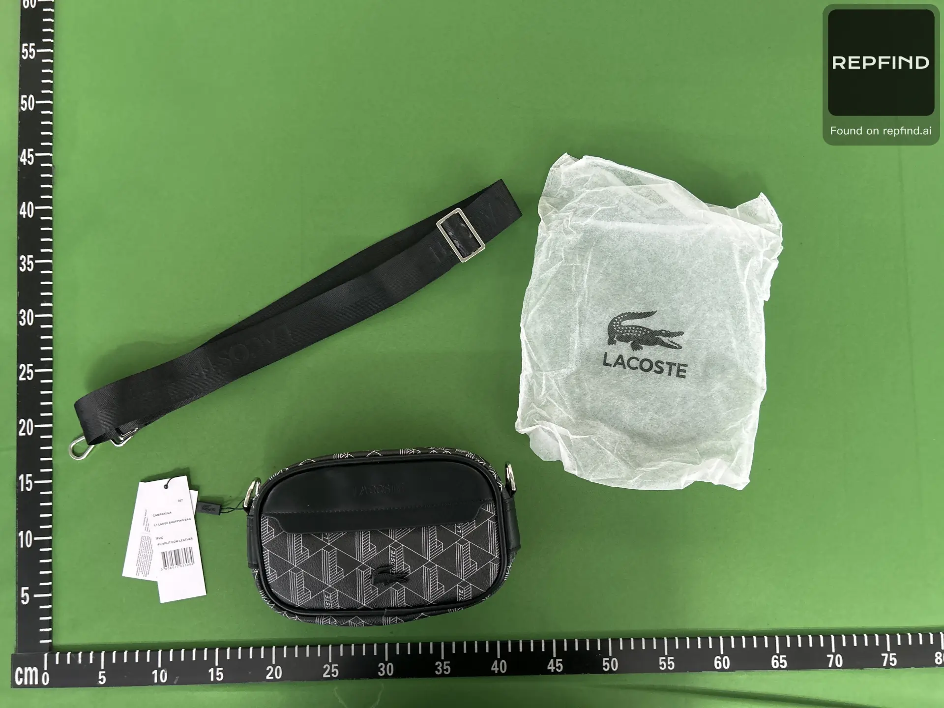 Men's Patterned Crossbody Bag -3