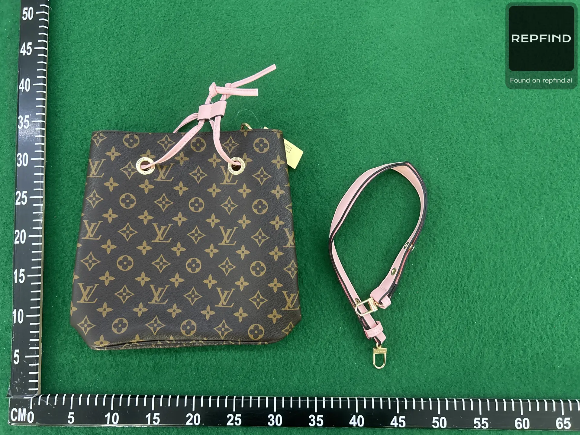 Monogram Drawstring Bucket Bag 1102 -2