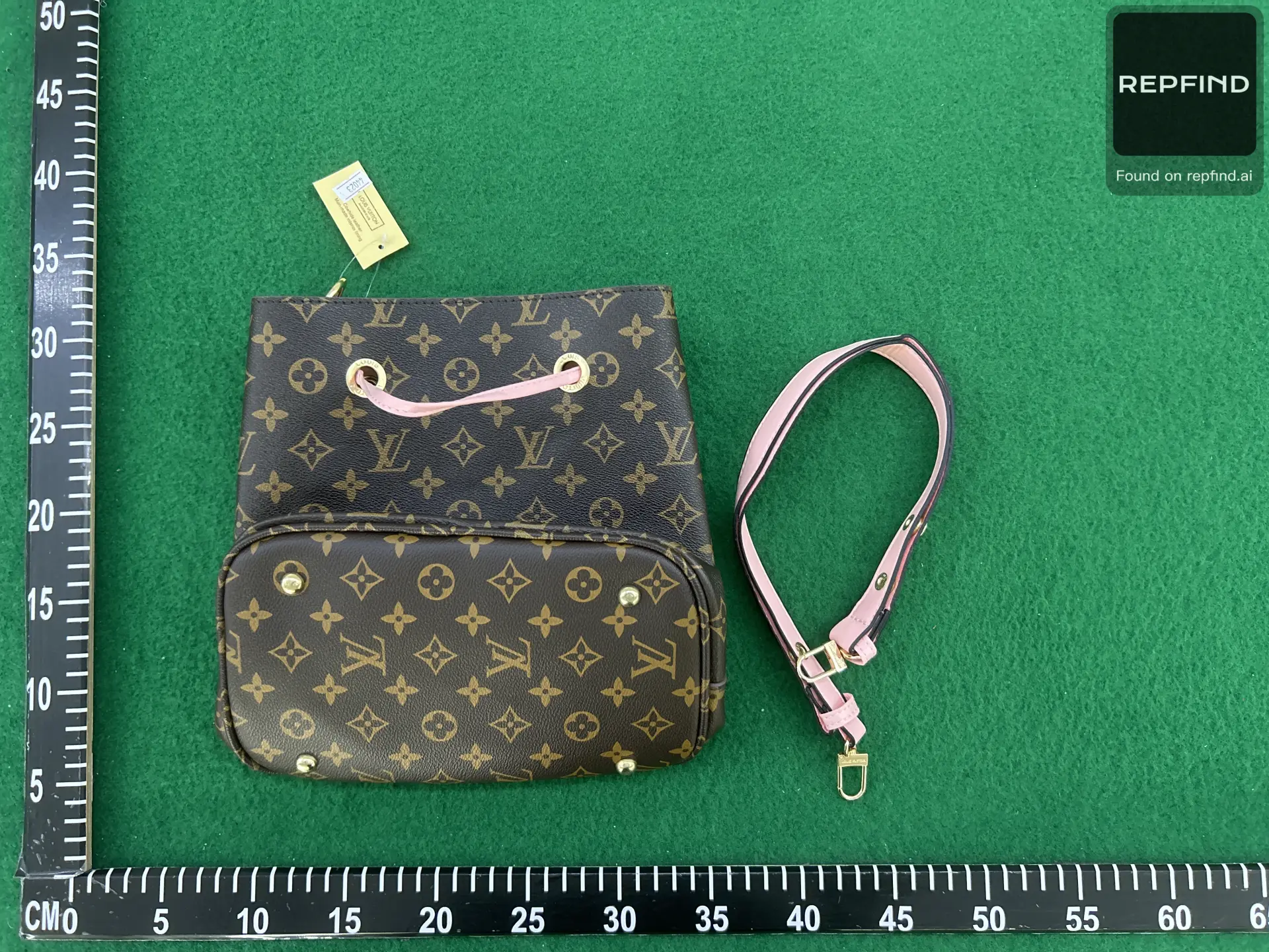 Monogram Drawstring Bucket Bag 1102 -3