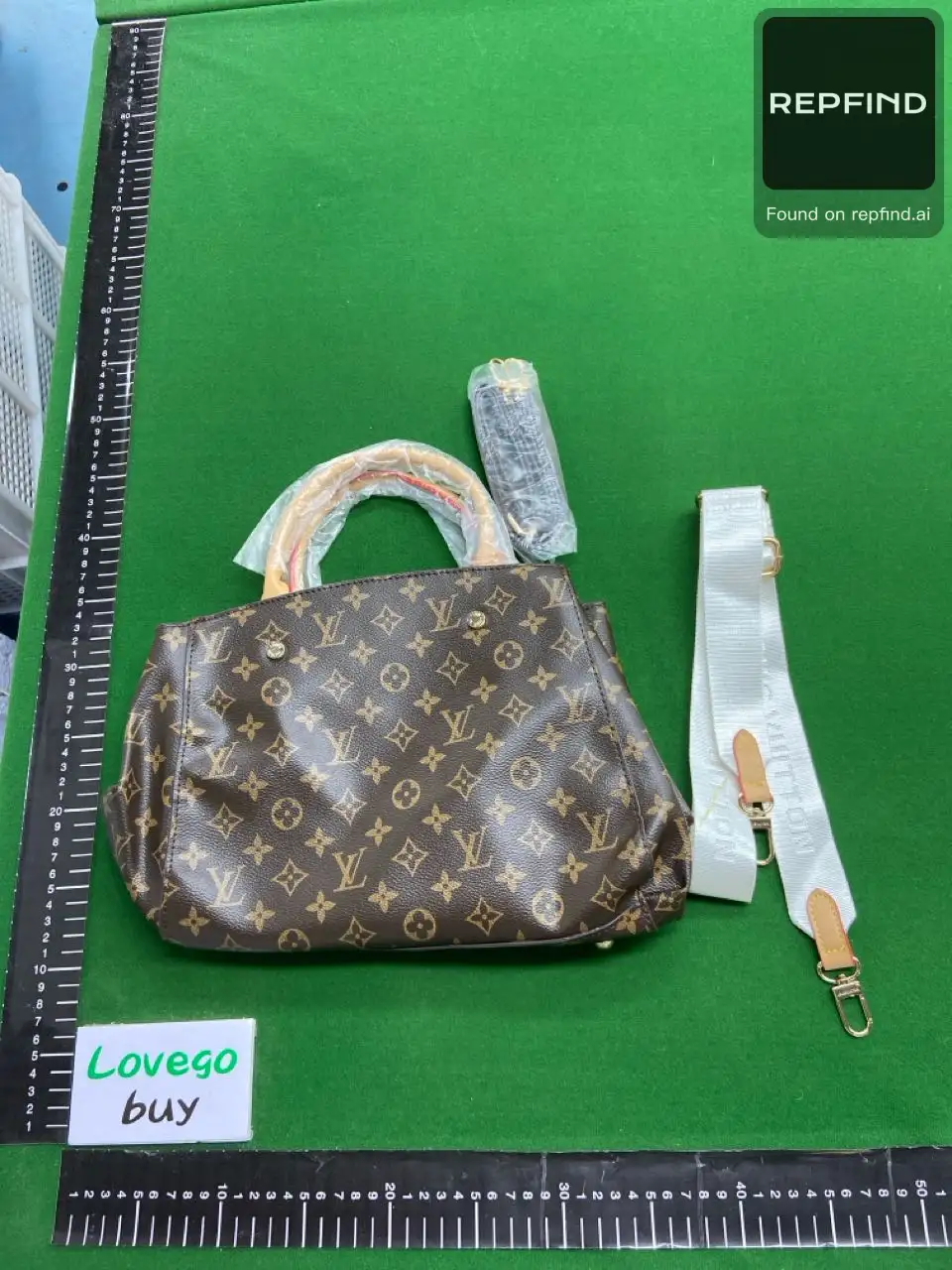Monogram Top Handle Tote Bag 41058 -2