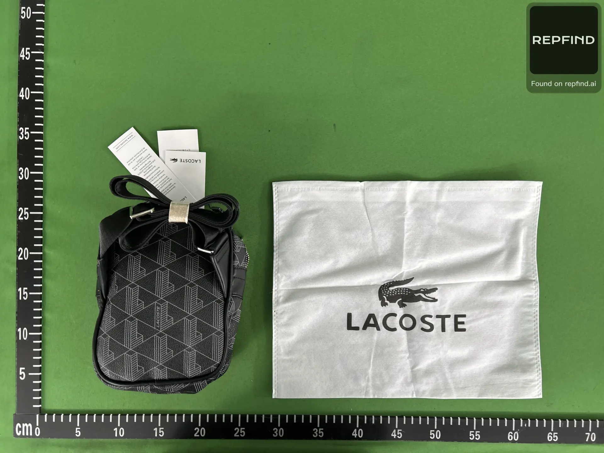 Lacoste The Blend Monogram Crossbody Bag -2