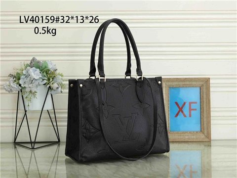 Black Top Handle Tote Bag 4015