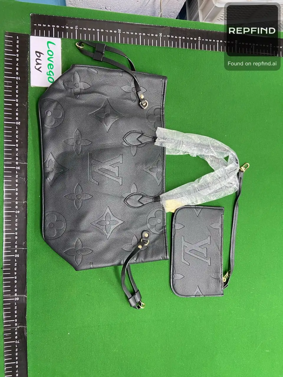 Black Tote and Pouch Set 40156 -5