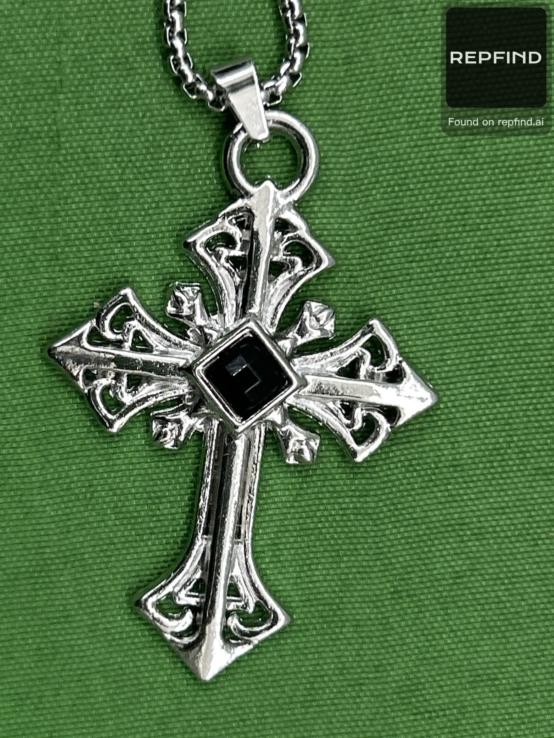 Vintage Cross Pendant Necklace -6