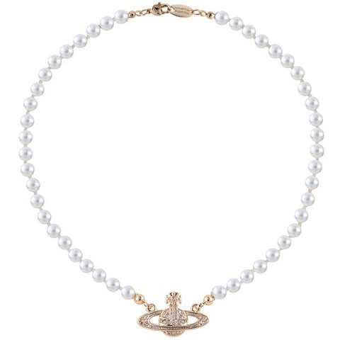 Pearl Style Orb Necklace 032