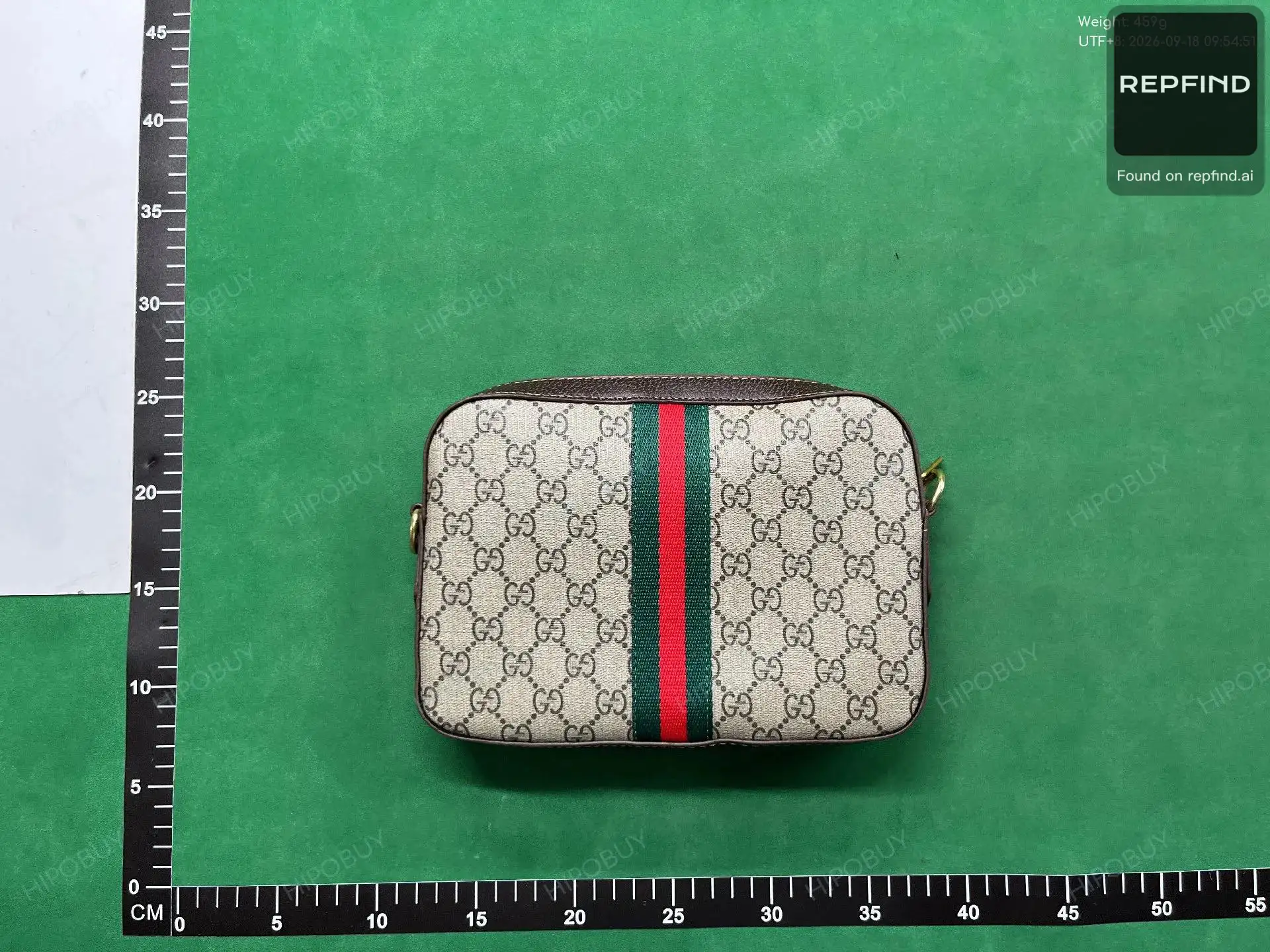 Striped Monogram Crossbody Bag G2206 -3