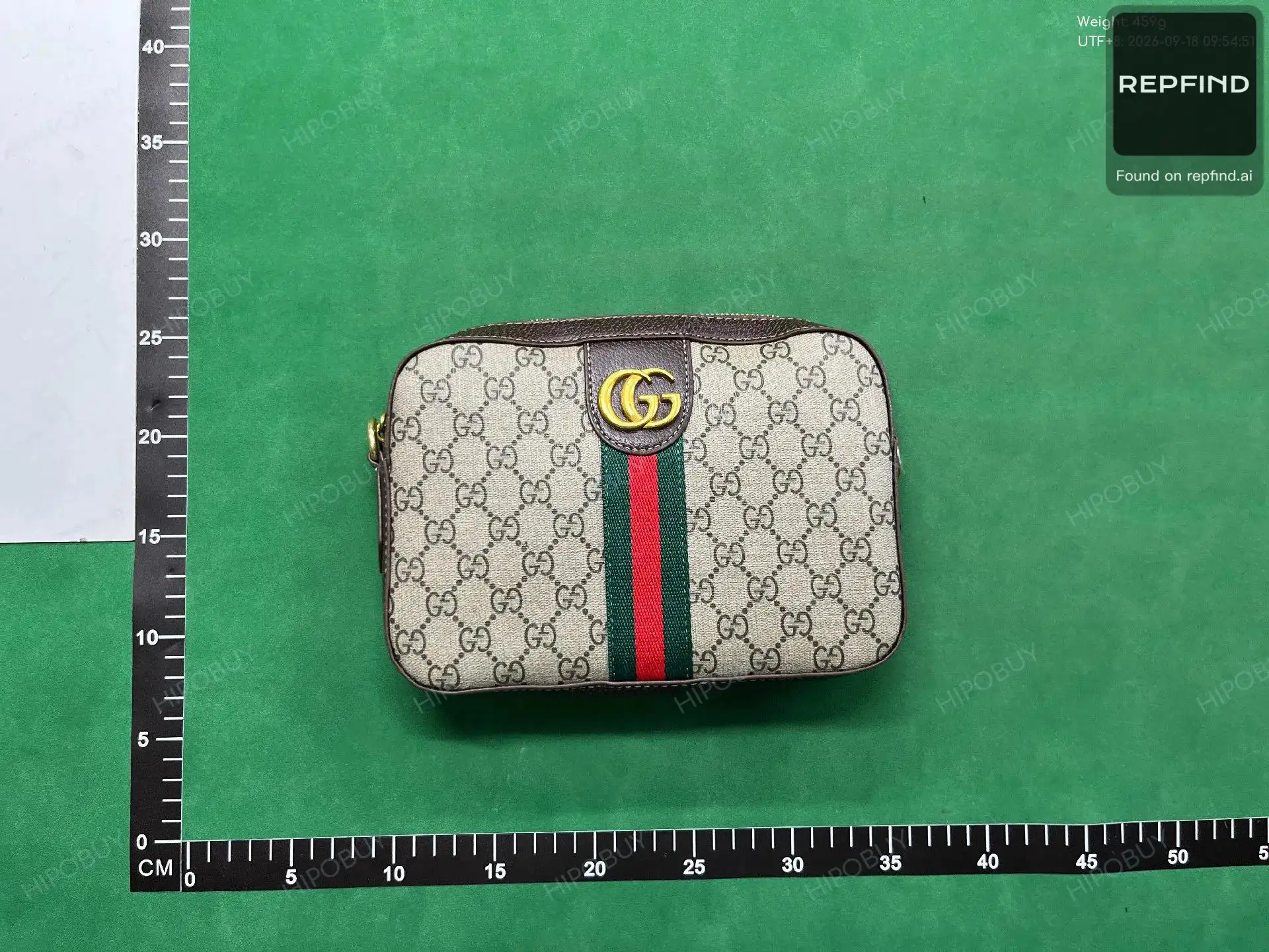 Striped Monogram Crossbody Bag G2206 -4
