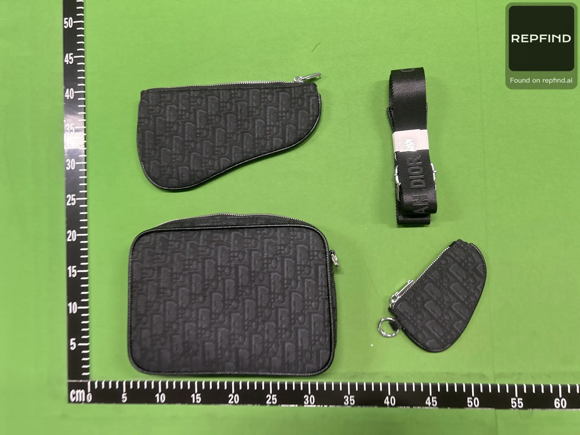 Embossed Crossbody Bag and Pouch Set -4