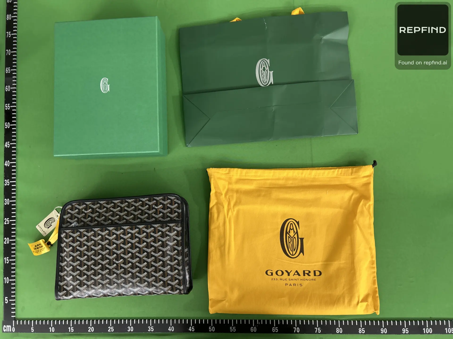 Patterned Zip Clutch Bag 25 cm and 30 cm -2